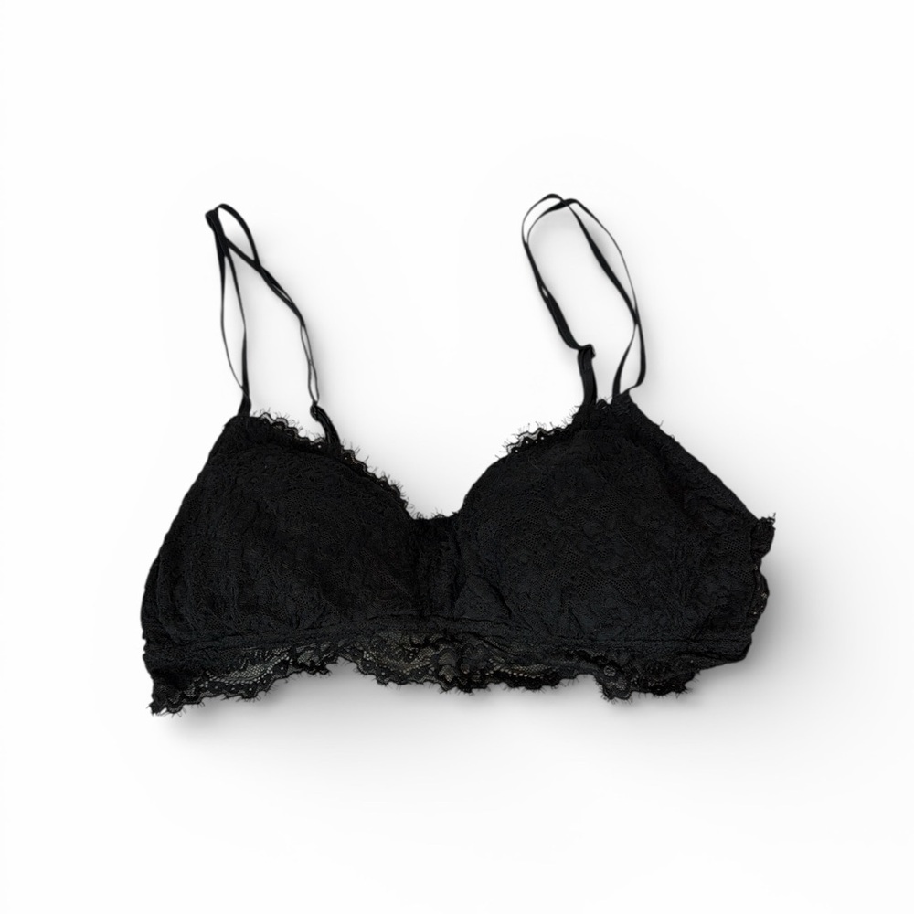 Aerie  Black Lace Bralette-Large